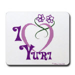 I Love Yuri Mousepad